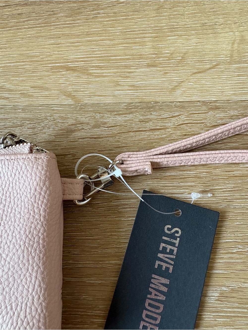 NWT Steve Madden Blush Pink Wristlet Wallet - Picture 3 of 10